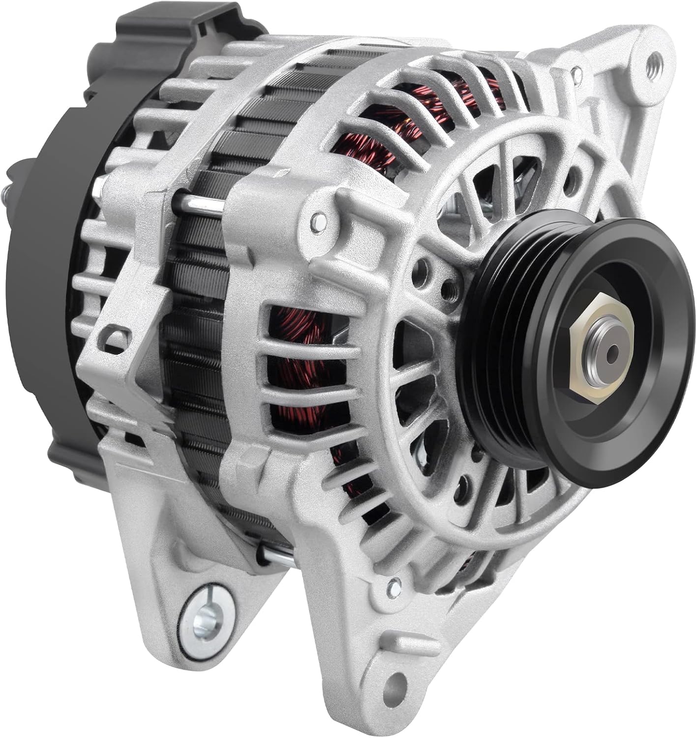 Alternator 90 Amp/12 Volt Compatible for Kia for Rio 2006-2009 for Hyundai for Tucson 2005-2009 for Kia for Spectra 2004-2007 - 11011 AVA0048 400-40030
