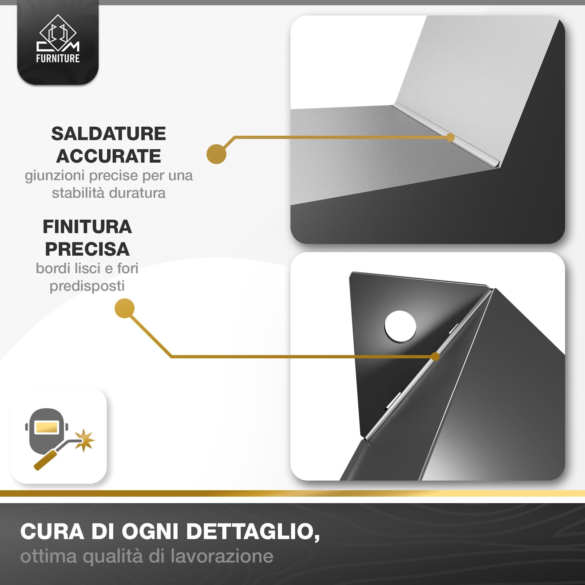 Piedini da tavolo in metallo Mikado, colore nero, aspetto delicato, altezza regolabile per esterni/casa, tavolo da pranzo con struttura a croce, altezza 72 cm