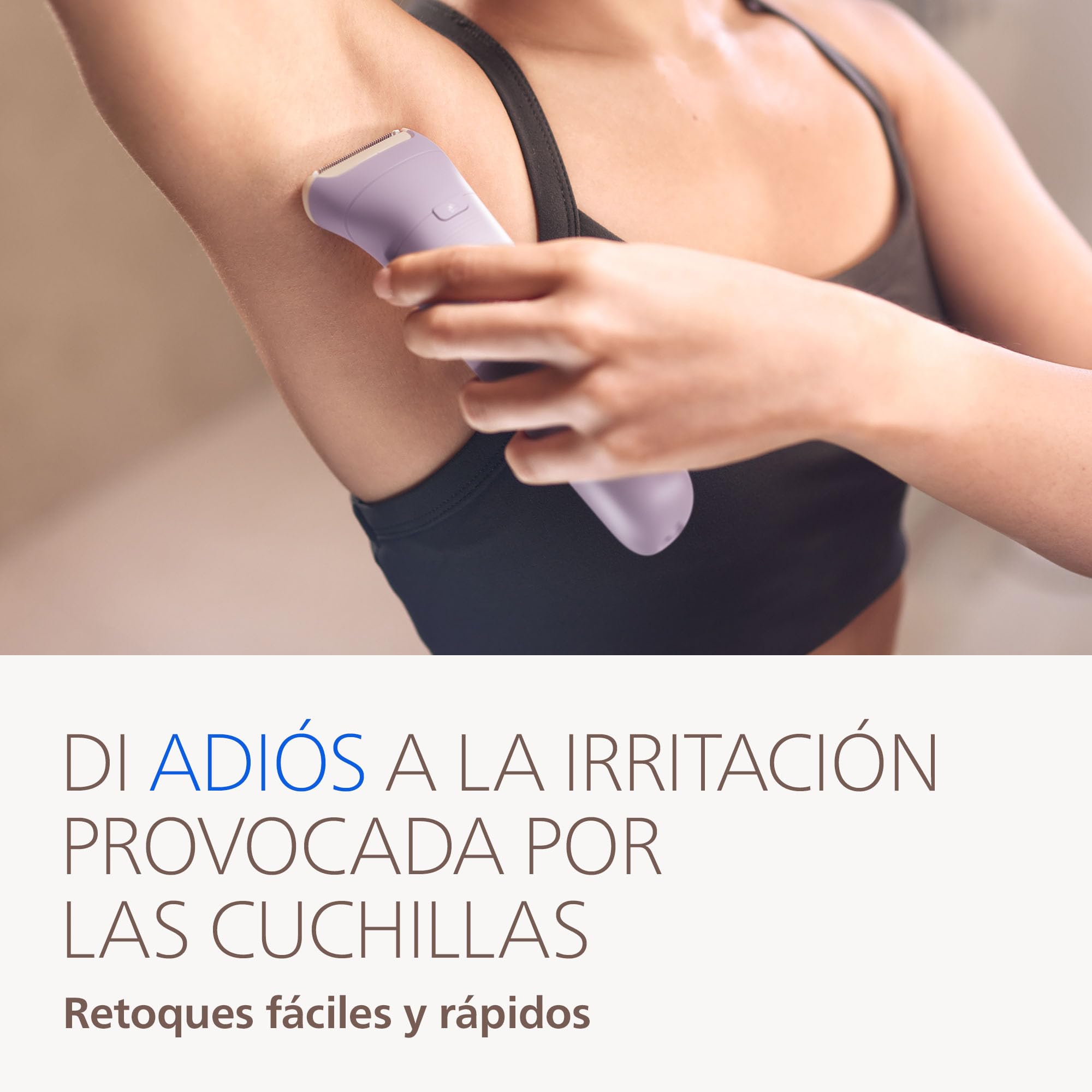 Philips Depiladora Serie 9000 - Depiladora eléctrica inalámbrica, uso en seco y mojado, para todo el cuerpo. Incluye ProGuide, 9 accesorios (incluye cabezal de pedicura), 60 min autonomía. BRE728/00