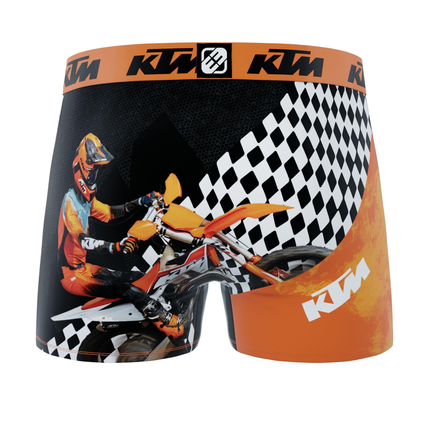 KTM Boxer Enfant, Caleçon Garçon Stretch, Confortable et Ultra-Doux (Lot de 4)