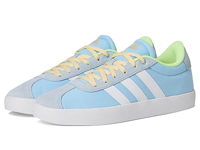 adidas Kids VL Court 3.0 Shoes (Little Kid/Big Kid) Kids Shoes Clear Sky/White/Yellow