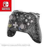 Vista 2 de HORI Wireless HORIPAD (The Legend of Zelda Edition) Pro Controller with Motion Control for Nintendo Switch - Officially Licensed by Nintendo