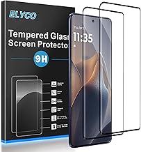Tempered Glass for Motorola Moto Edge 50 Fusion/Edge 60 Fusion/60, 2 Pieces Screen Protector, 9H Hardness Anti-Scratch Screen Protector, Bubble-Free Tempered Glass