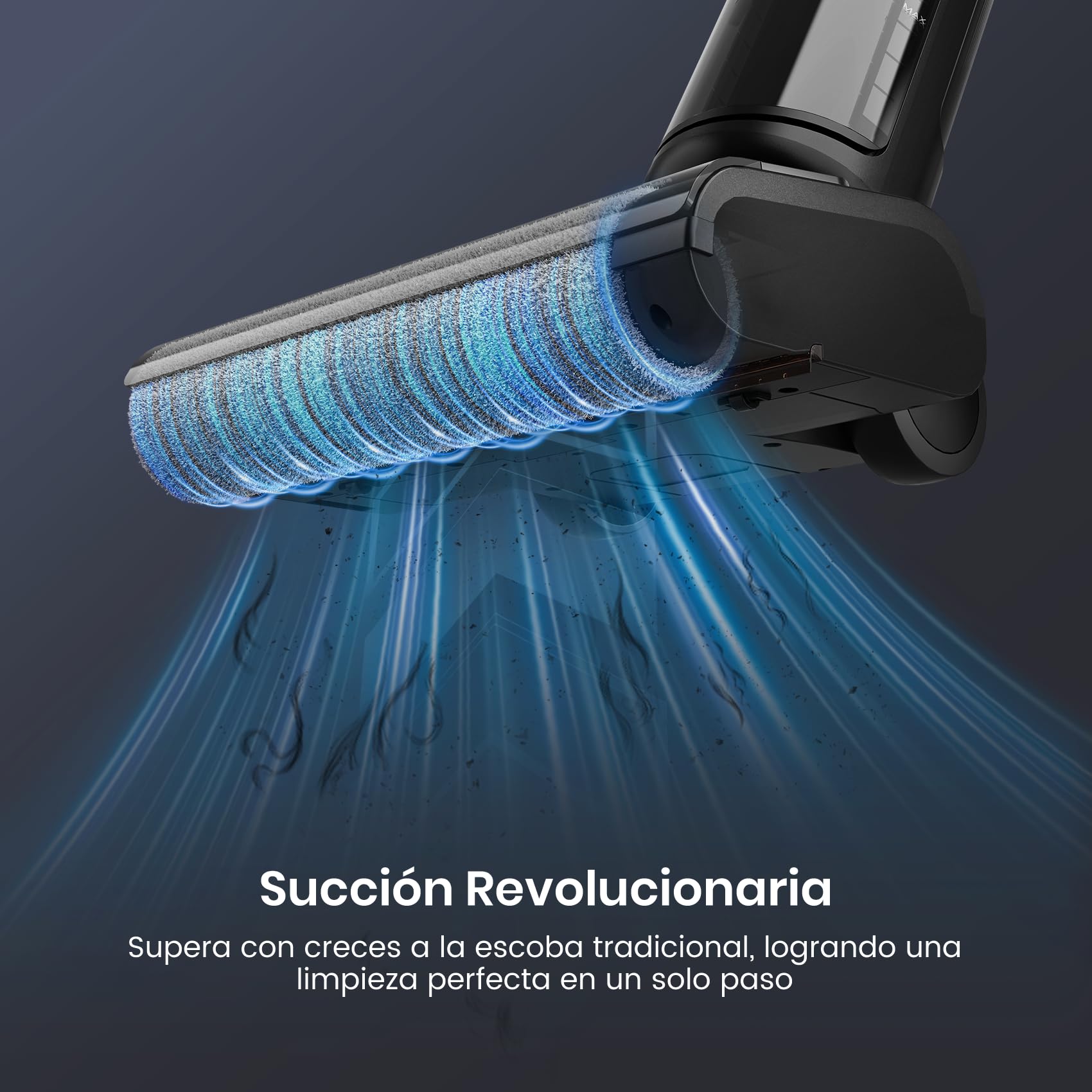 LEFANT LS200 Aspiradora Sin Cable,Aspiradora Vertical en Seco Húmedo con Batería,13 000 Pa, 216㎡, Depósito de Agua de 700 ml, 3 en 1 Barre Aspira Friega, 30 Min de Autonomía, Autolavado