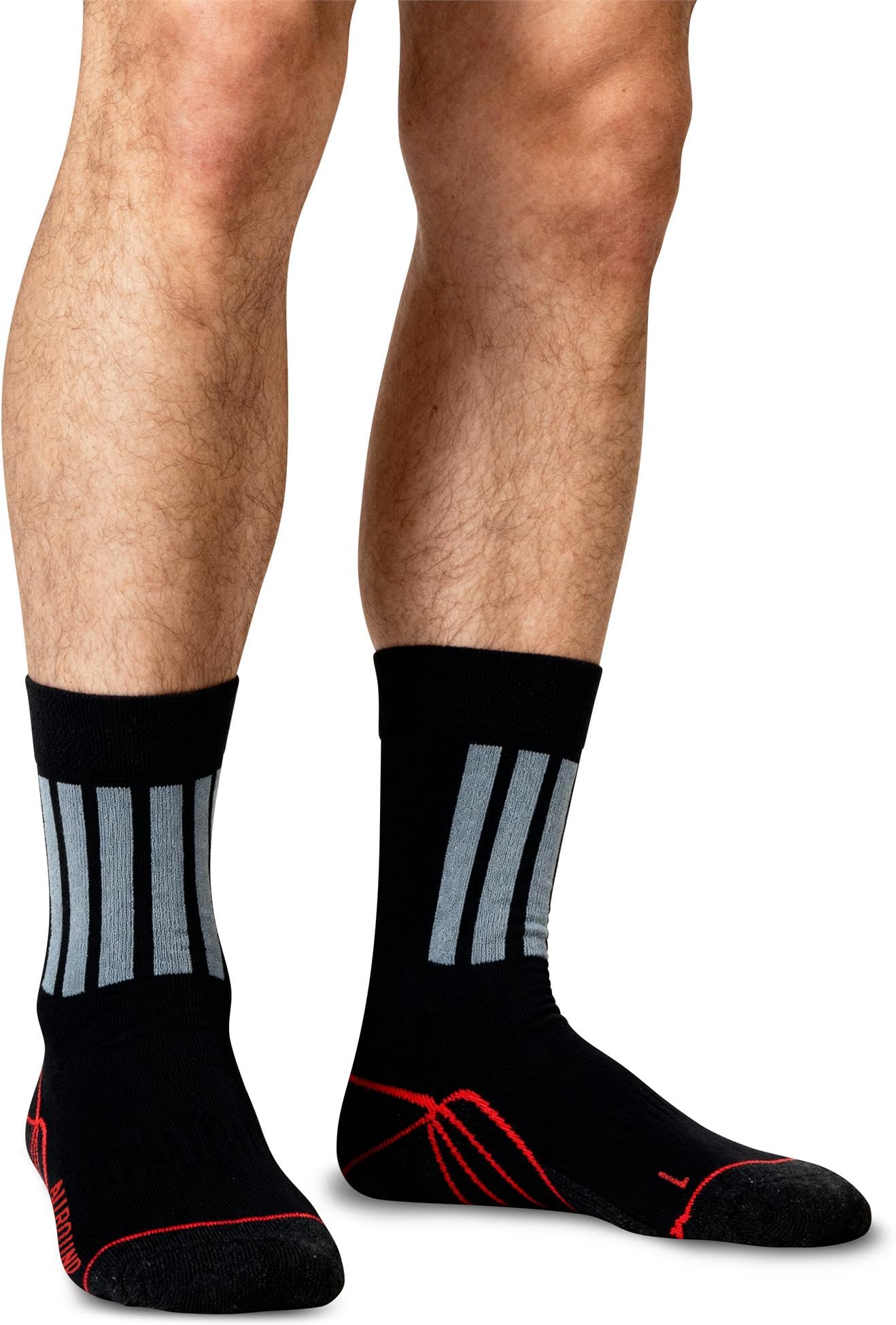 normani 5 Paar Trekkingsocken, Wandersocken mit Silberfäden gegen Schweißfüße echte Silbersocken - X-STATIC WELLNESS