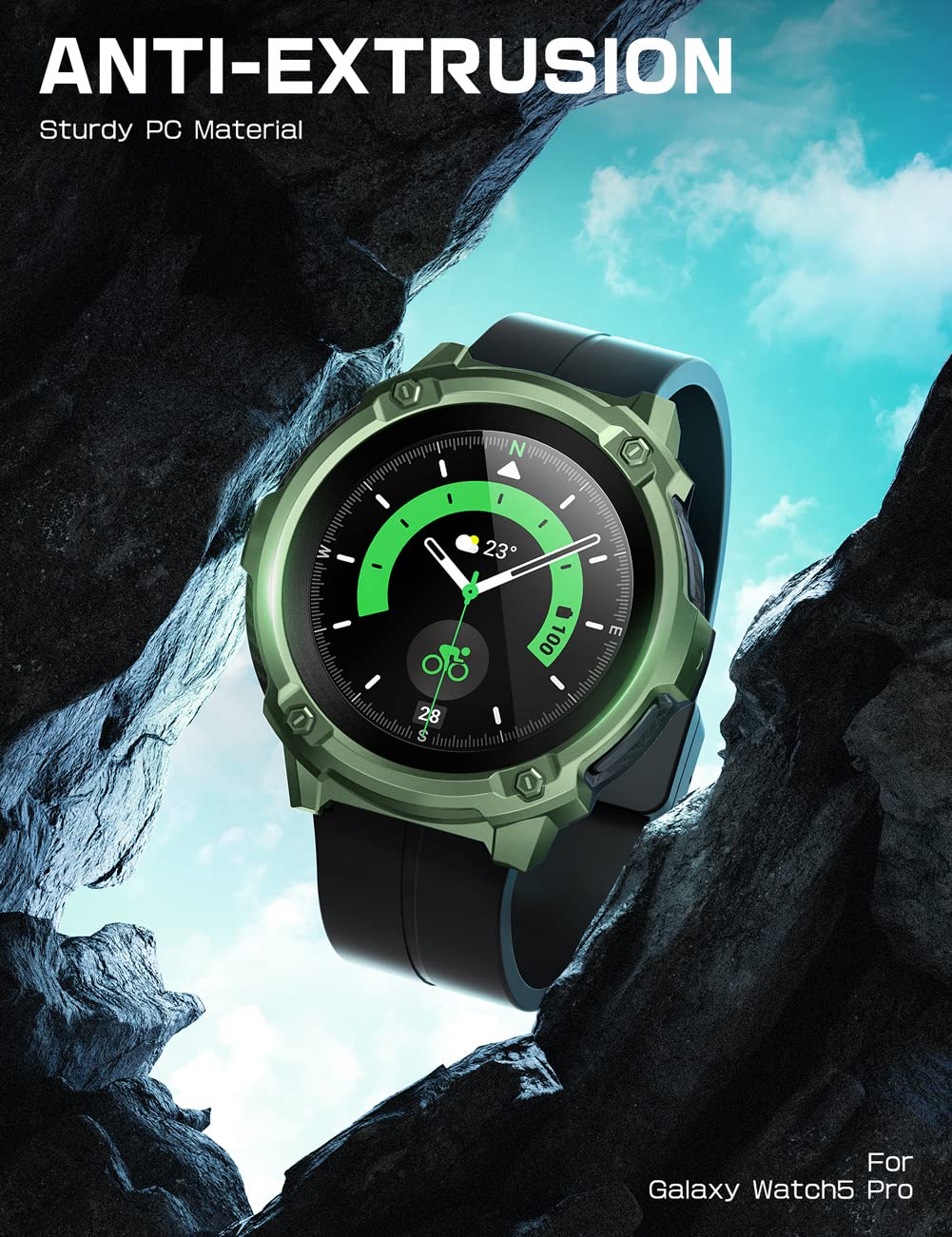 Amazon.co.jp: SUPCASE Galaxy Watch 5 Pro 45mm 2022 保護カバー 交換 