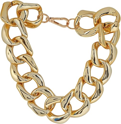 Joker &amp; Witch Women Chunky Chainlink Necklace