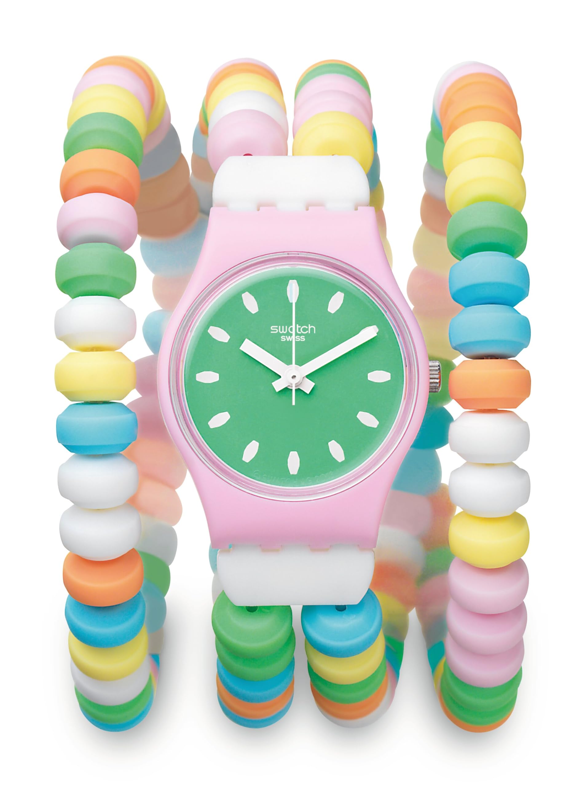 Swatch Women Dress Pink Watch Polymer Quartz Caramellissima product thumbnail 2