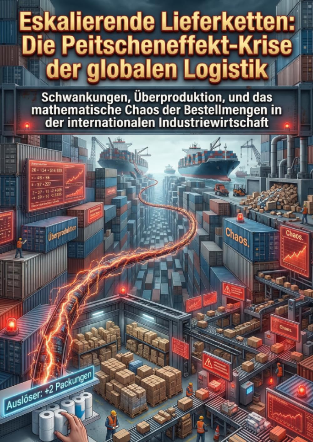 Eskalierende Lieferketten: Die Peitscheneffekt-Krise der globalen Logistik: Schwankungen, Überproduktion, und das mathematische Chaos der Bestellmengen in der internationalen Industriewirtschaft