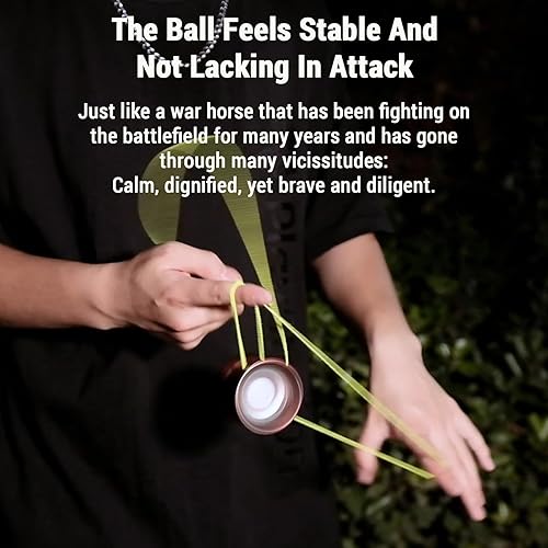 Miniatura 3 de Lixada Yoyo Ball Aleación de aluminio con rodamientos sensibles y no respondentes+cuerda Yoyo+guante, juego de bolas de yoyo profesional portátil