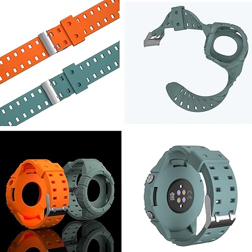 Miniatura 5 de Correa resistente para Huawei Watch-GT2 de 1.654 in1.811 in, de una pieza, silicona suave, lavable, deportiva, de repuesto, pulsera de reloj a