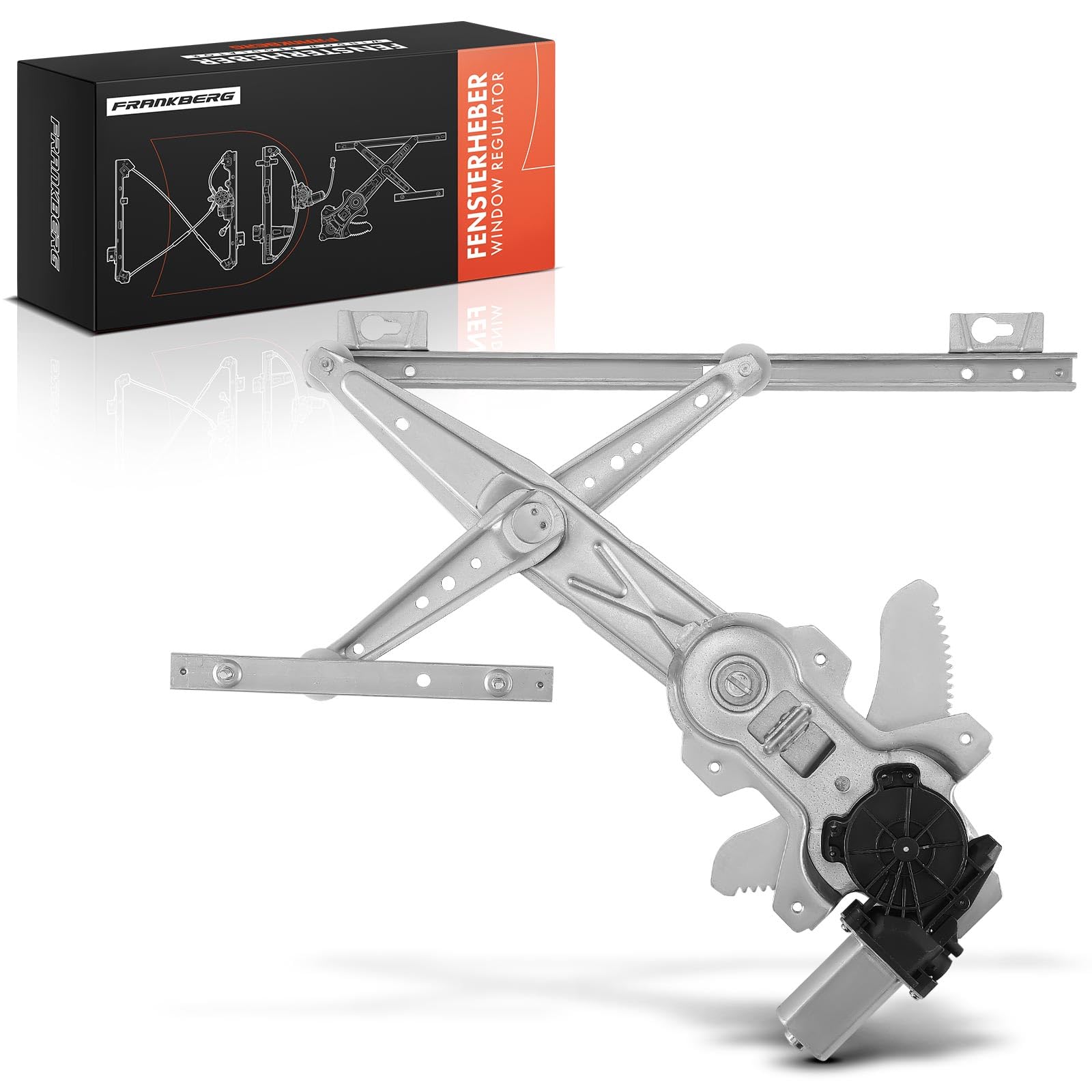 Frankberg Alzacristallo con motore 2 Poli anteriore sinistro CUH000092 | con motore, 2 poli, davanti, Sinistra, CUH000092; Compatibile con: Defender Station Wagon LD, Defender Pick-up LD_