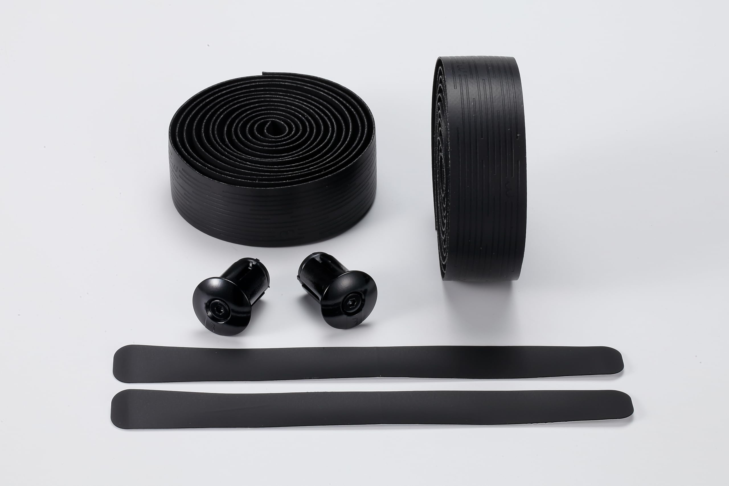 BBB Cycling Nanoribbon Gel Lenkerband – Rutschfestes Rennrad Lenkerband mit Nano-Struktur & Gel-Polsterung – Vibrationsdämpfend, Komfortabel & Langlebig – Inkl. Endstopfen - BHT-19 Schwarz