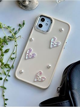Go Accessory Iphone 11 Compatible 3d Toy Stone Heart Design Soft Silicone Case - Creamstoneheart