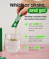 Vista 23 de Drink Matcha Té Matcha verde en polvo, orgánica USDA, 100% puro té matcha verde en polvo, nada añadido., Verde Matcha