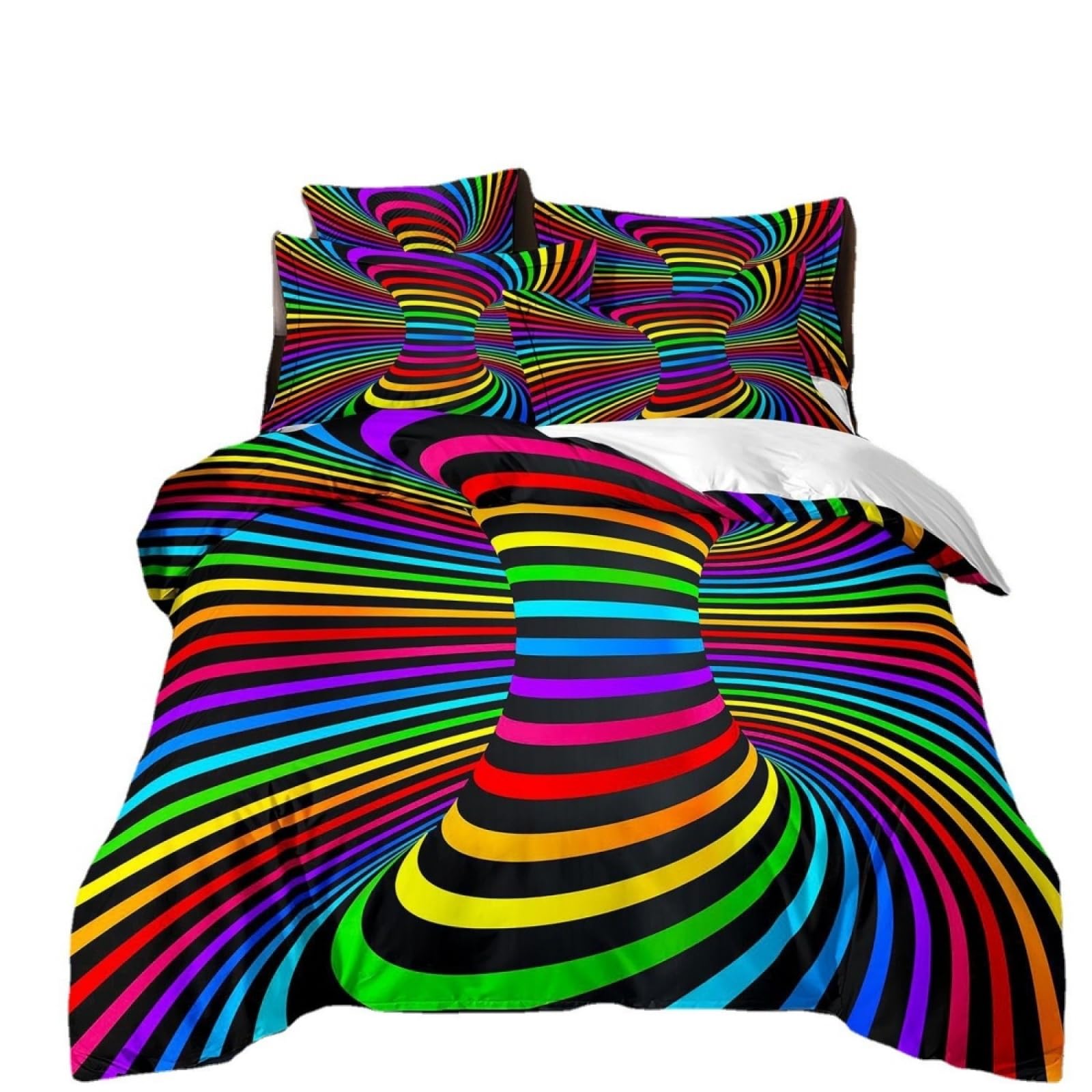 Double Duvet Set Colorful Black Bedding Double Bed Set Duvet Cover Sets