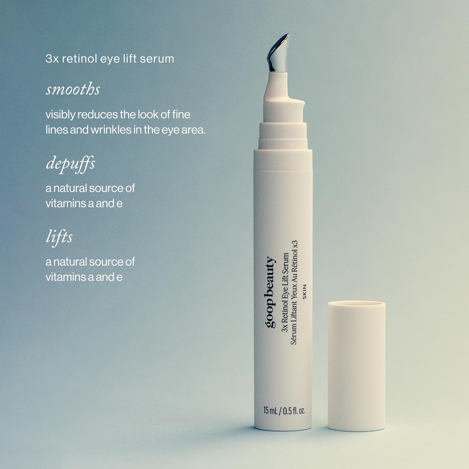 goop Beauty 3x Retinol Eye Lift Serum | Fine Lines and Wrinkles Treatment | 0.5 fl oz - Image 2