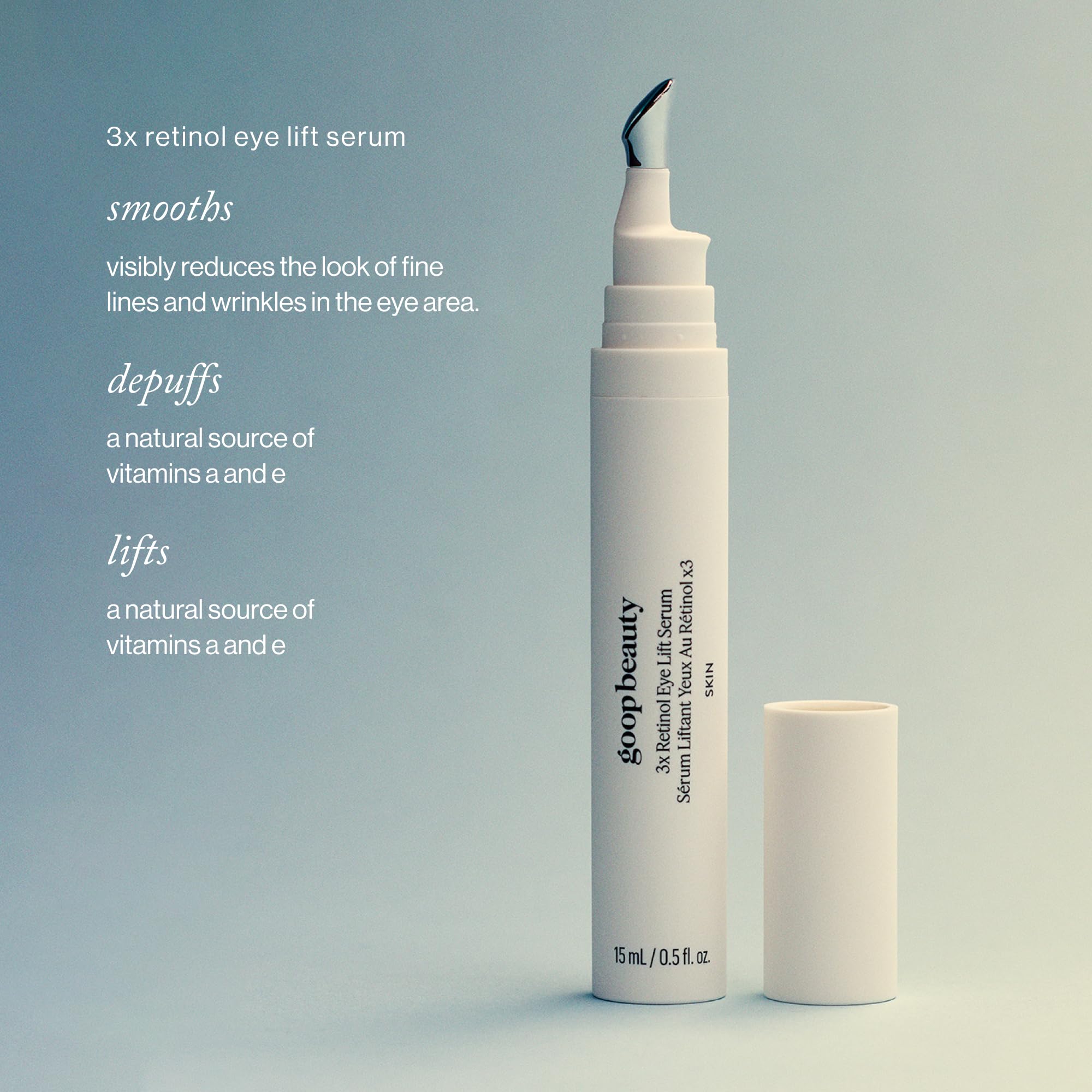 goop Beauty 3x Retinol Eye Lift Serum | Fine Lines and Wrinkles Treatment | 0.5 fl oz