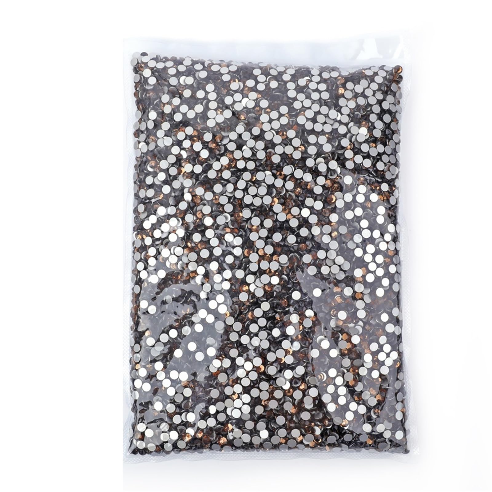 Strass en cristal non thermocollants haut de gamme SS20 couleur Smoked Topaz pour robe de soirée