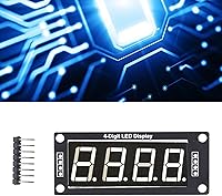 Vista 4 de 4 módulos de segmento digital Tm1637 Pantalla digital LED de 4 dígitos de 7 segmentos Pantalla digital LED de 0.56 pulgadas, pantalla de reloj