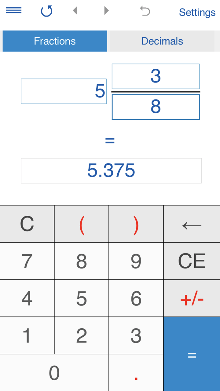 Fraction Calculator 4in1 - App on Amazon Appstore