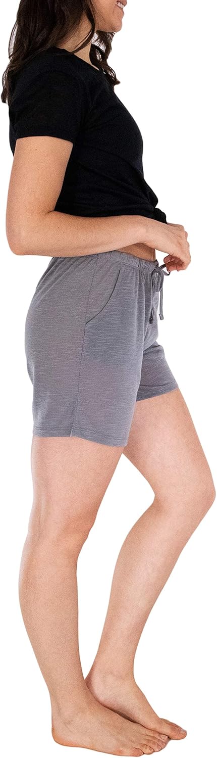 Sexy Basics Women's Drawstring Shorts | Semi-Sheer Casual Lounge - Sleep - Spa Cover Up |Multipacks - Image 2
