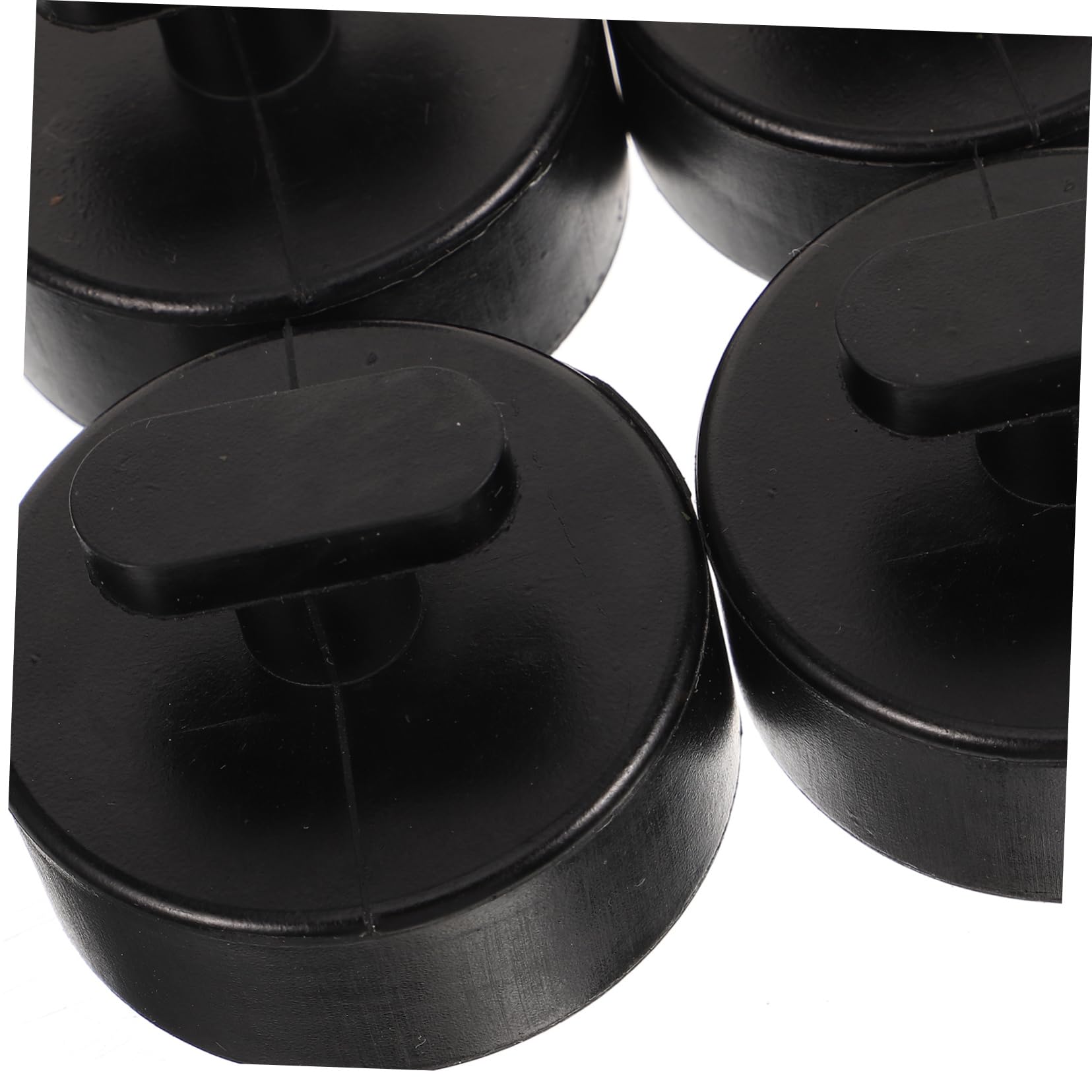 Angoily 4 Set Blocco Di Gomma Pavimento Pastiglie Accessori Per Camion Martinetto Di Sollevamento Jack Pad Tampone Ascensore Per Auto Gomma Da Cancellare Nero 4 Pezzi*4