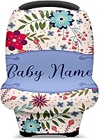 Vista 17 de Cubierta de cochecito de bebé para asiento de automóvil, cubierta de enfermería, bufanda de lactancia materna, suave y elástica, cubierta de toldo