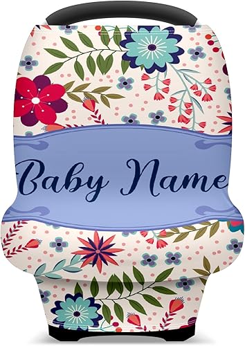 Cubierta de cochecito de bebé para asiento de automóvil, cubierta de enfermería, bufanda de lactancia materna, suave y elástica, cubierta de toldo