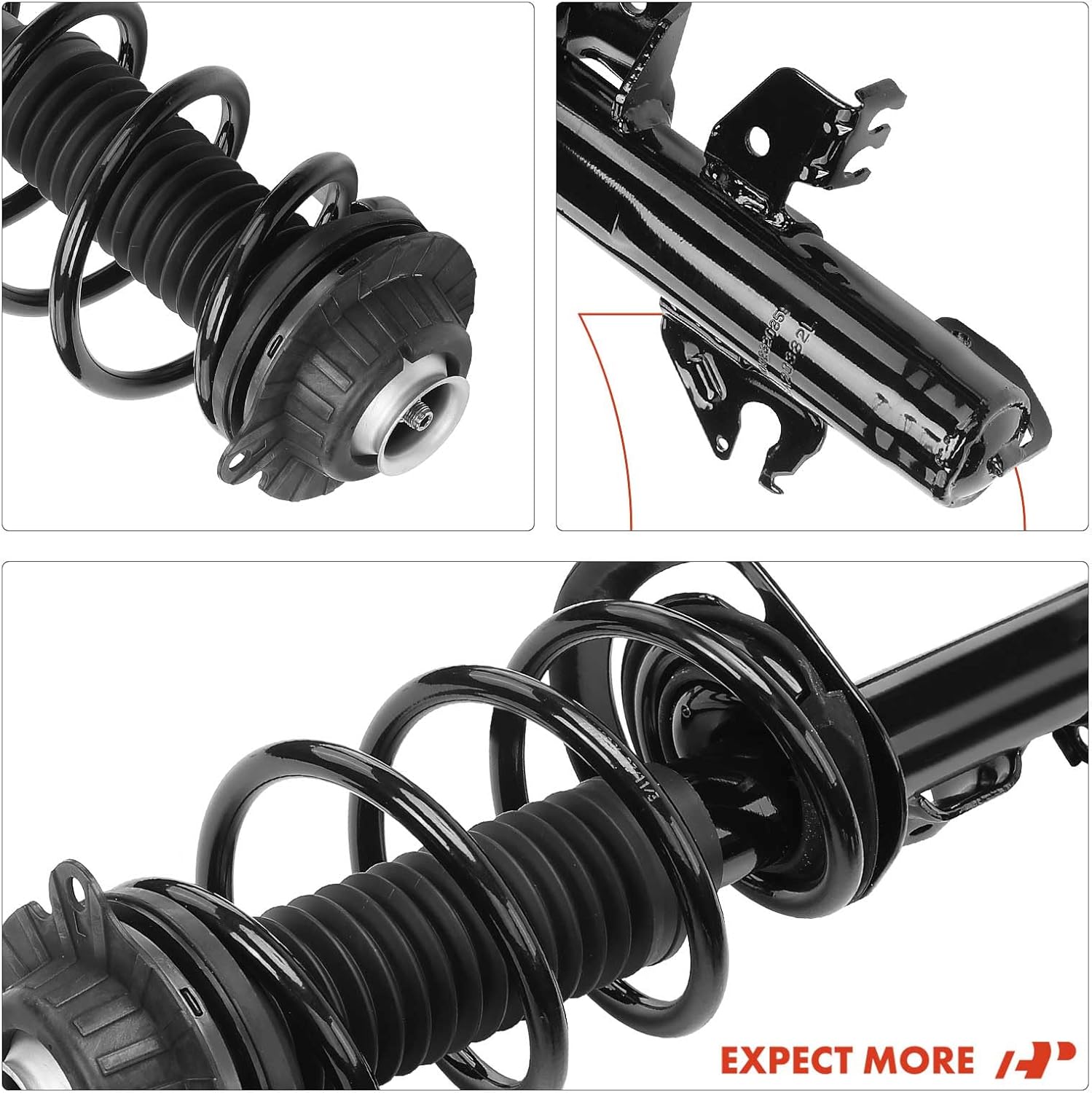 A-Premium Front Struts Compatible with Jeep Cherokee [AWD] 2014-2023, KL Series, w/o Off Road Susp - 2x Replacement Suspension Complete Strut Assembly Shock with Coil Spring