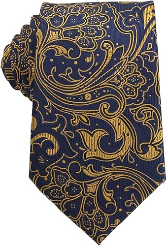 Vista 41 de WeiShang Lote de 6 corbatas clásicas de seda para hombre, corbatas tejidas jacquard