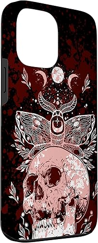 Miniatura 3 de Funda para iPhone 13 Pro Max Death Moth Gothic Dark Witch Ocult Wiccan Goth Moon