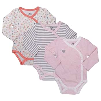 Amazon.com: Asher and Olivia Baby Girl's 3-Pack Long-Sleeve