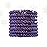 Purple Hair Ties for Thick Hair, Grab & Go Ponytail Holders, 8 Pack, Purple, Thick No-Crease Bands with Strong Hold, Damage-Free Design, Rich Bold Finish | L. Erickson