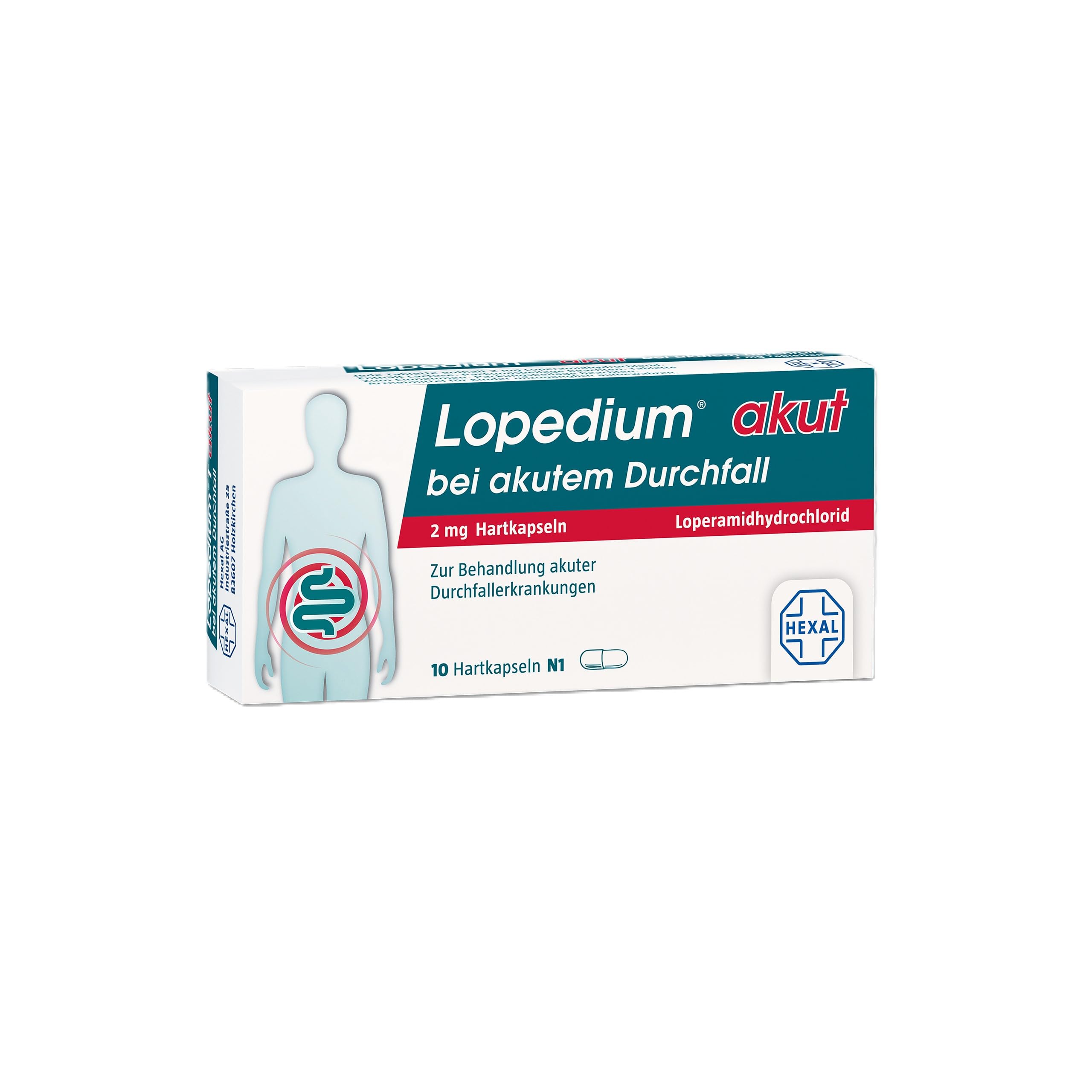 LOPEDIUM akut bei akutem Durchfall Hartkapseln (5x 10St)