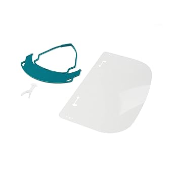 TIDI 2210-100 Assemble 'n Go Face Shield Lense, Wear with Eyewear, Protective Eyewear, PPE, Pack of 100