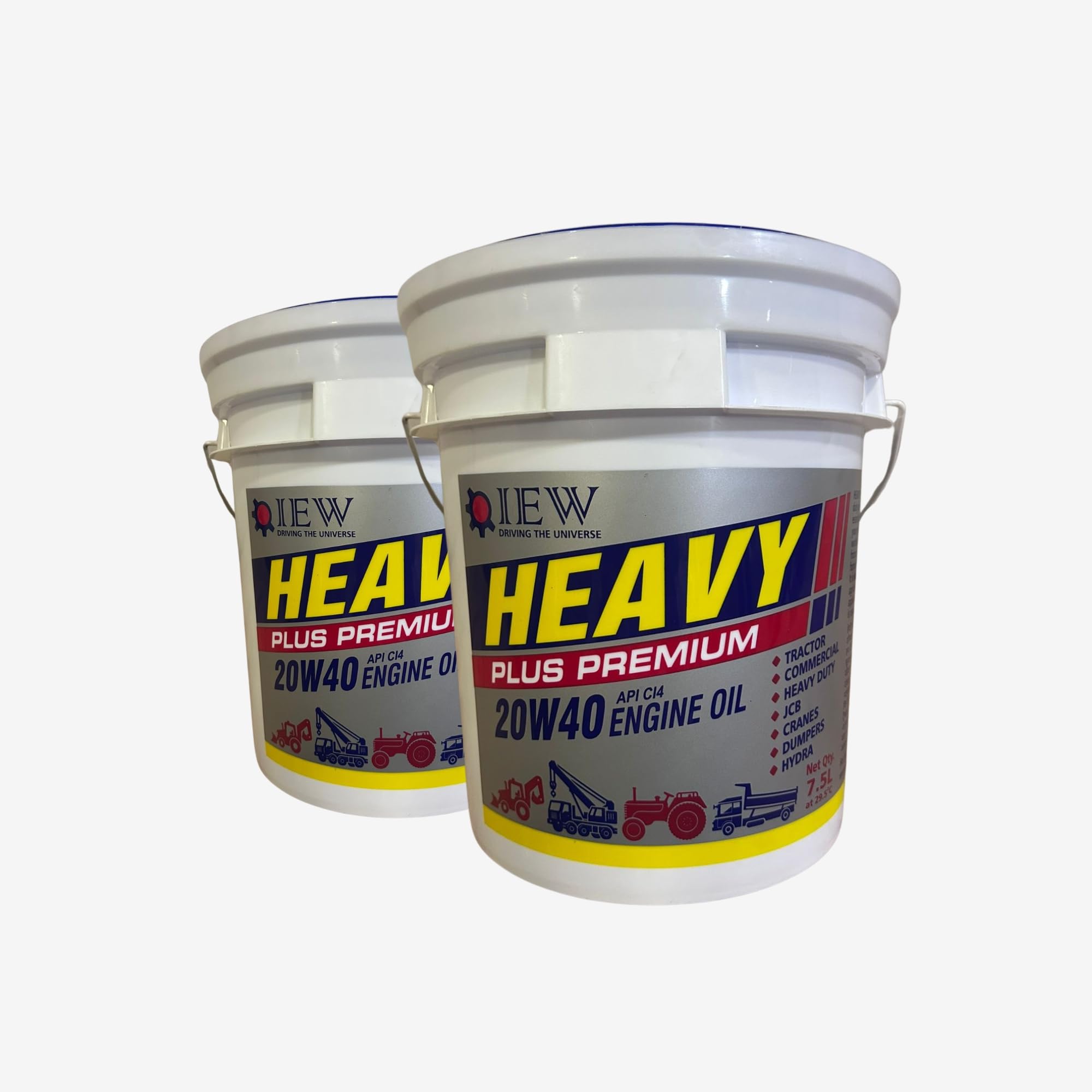 IEW LUBRICANTS Heavy Plus Premium 20W-40 API CI-4 Engine Oil – Heavy-Duty Multi-Grade Engine Oil for JCB, Tractor, Truck, Dumper & Bus | Commercial Vehicle Lubricant - (7.5 L) (PACK OF 2)-image-38