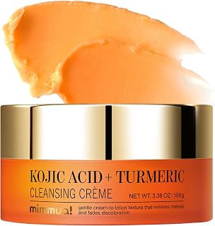 KOJIC ACID TURMERIC CLEANSING CRÈME | Balm to Oil Cleanser | Makeup Remover Cleansing Cream | No Eye Stinging | Helps Even Tone & Fade Hyperpigmentation w/Consistent Use 100ml / 3.38 Fl Oz
