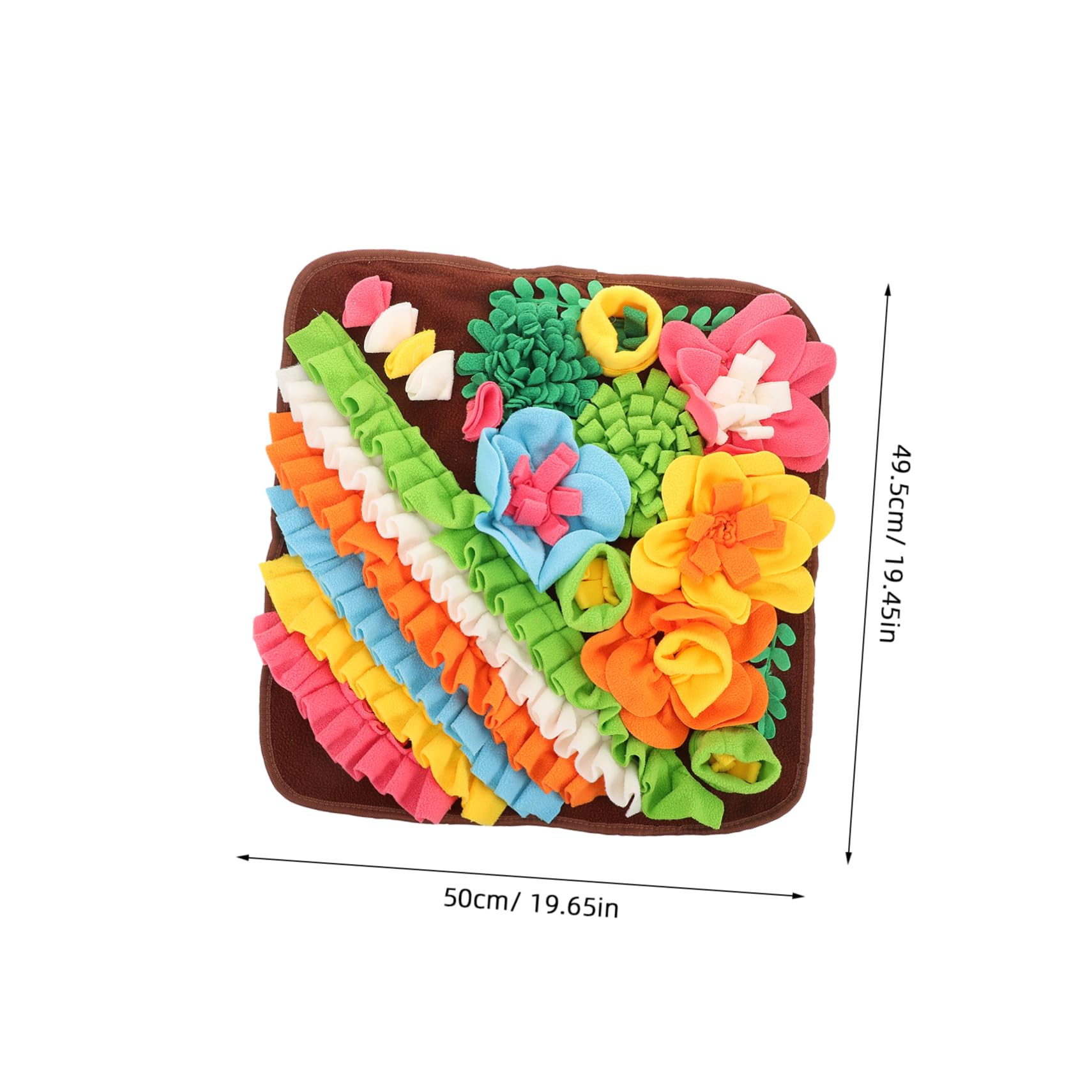Happyyami Pet Snuffle Mat for Dogs Cats Interactive Sniffing Feeding Game Blanket Slip Design for Slow Eating Odor Training Versatile Puzzle for Animals