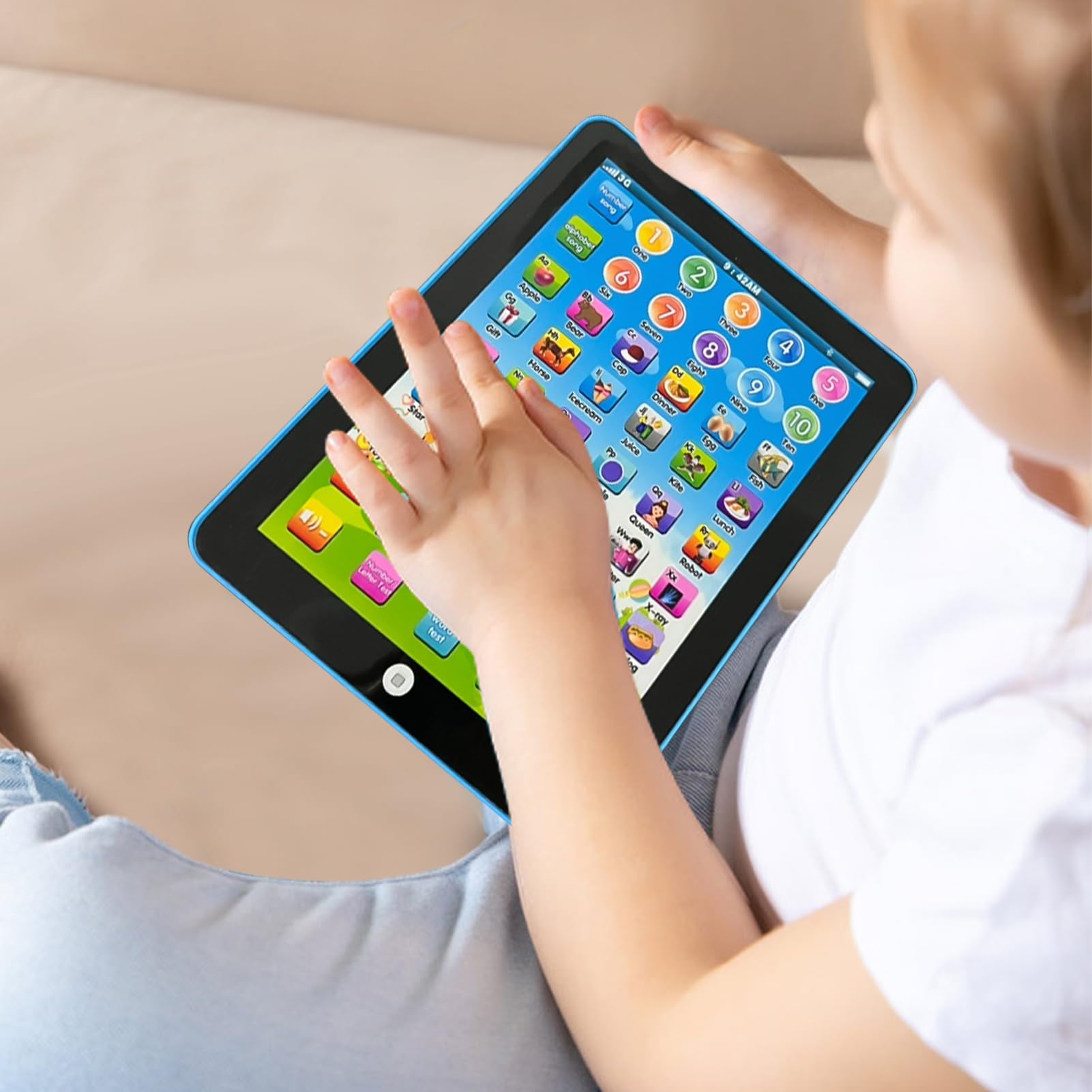 Tablet Per Bambini Per Ragazzi: Tablet Per Imparare E Giocare, Pad Didattico Con Controllo Touch | Giocattolo Interattivo Per L'apprendimento Con Funzione Di Educazione Precoce Per Lo Svilu