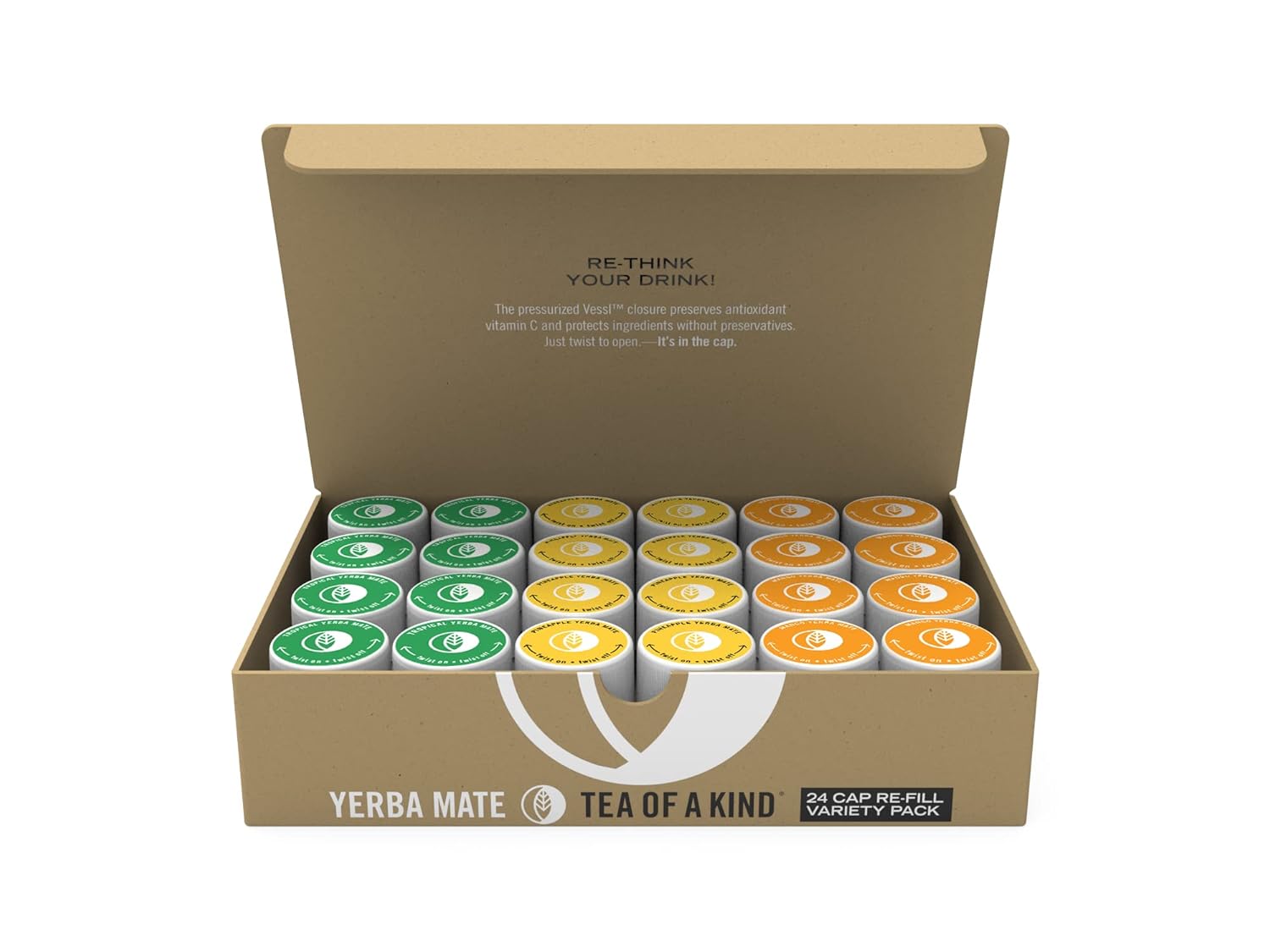 Tea of a Kind Flavor Pods, Variety 24 Pack, Tropical