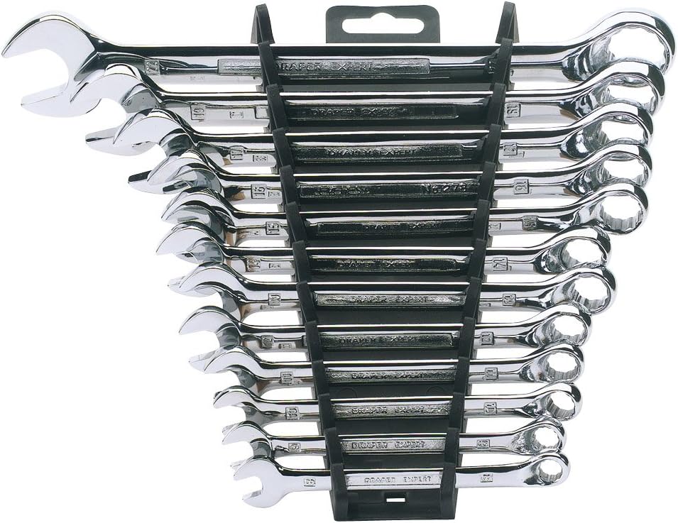 Top Rated Draper Expert 12 Piece Hi-Torq Metric Combination Spanner Set - 64605