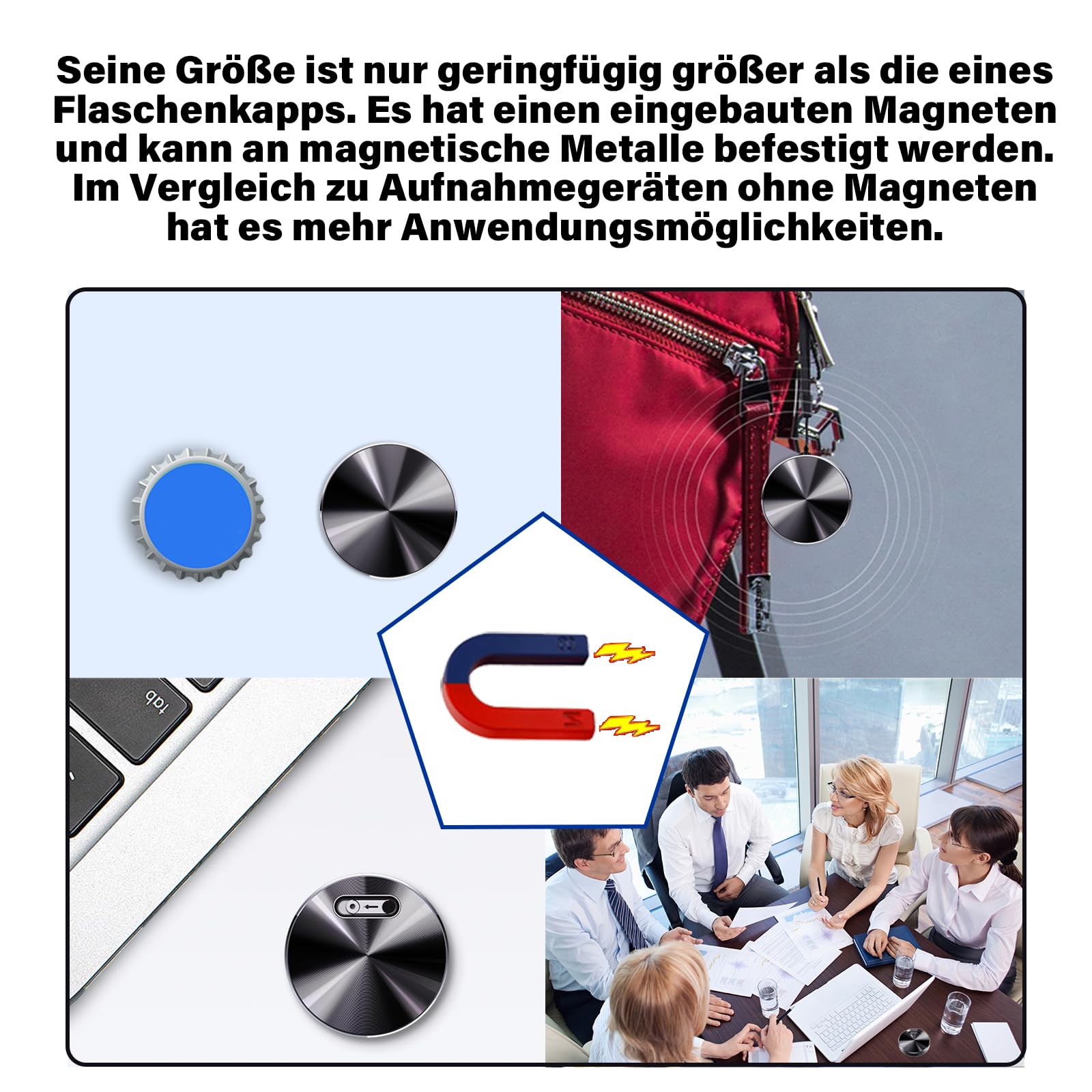 Diktiergerät Mini,Aufnahmegerät Spionage,Spion abhörgerät,Spion digital Voice Recorder