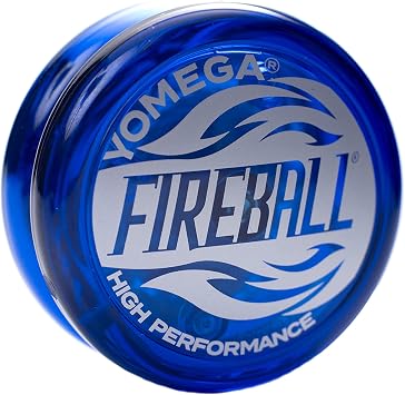 Yomega Fireball YoYo -HIGH Performance Responsive Transaxle Yoyo, Great for String Tricks for Advance Players to Perform Like Pros + Extra 2 yo yo Strings & Blue