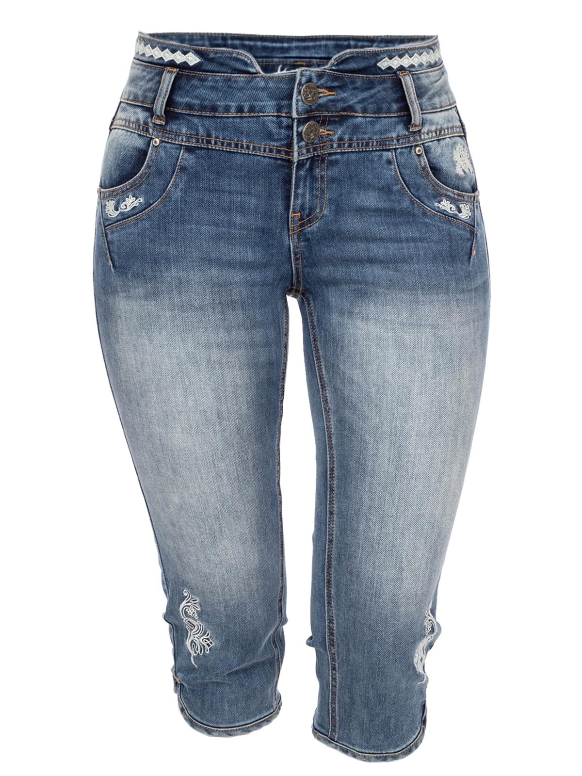 HangowearYonna Women's Knee-Length Jeans