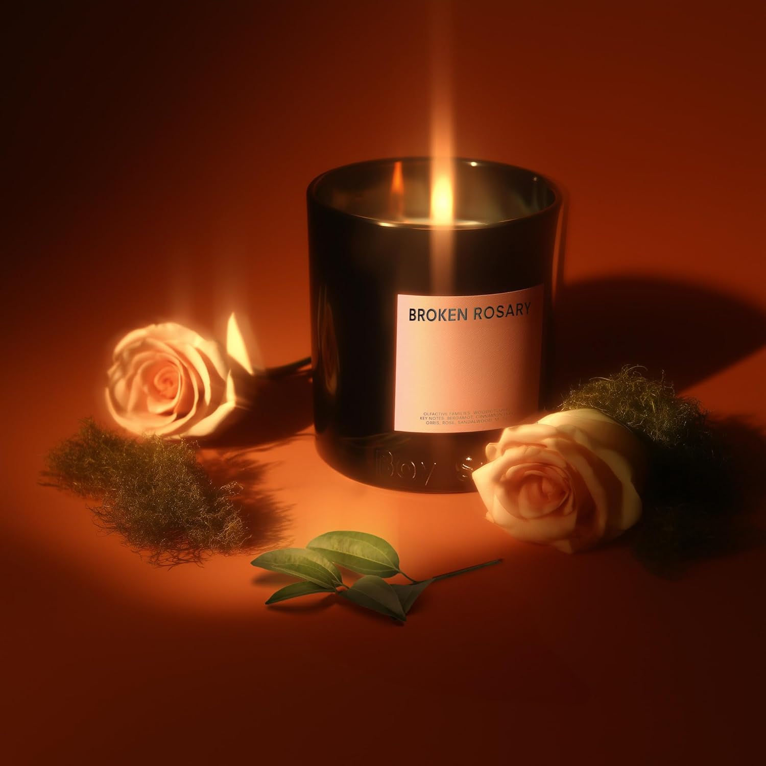 Boy Smells Rosary Jar Candle - Image 2