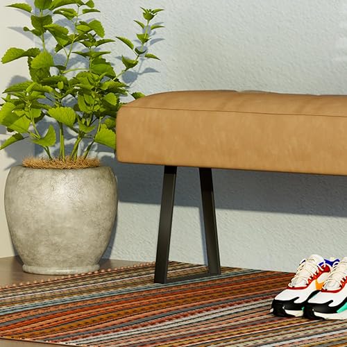 Miniatura 6 de Yes4All Almacena patas de metal trapezoidales para muebles de 16 pulgadas, patas de acero forjado resistentes con grosor de 0.394 pulgadas (0.394