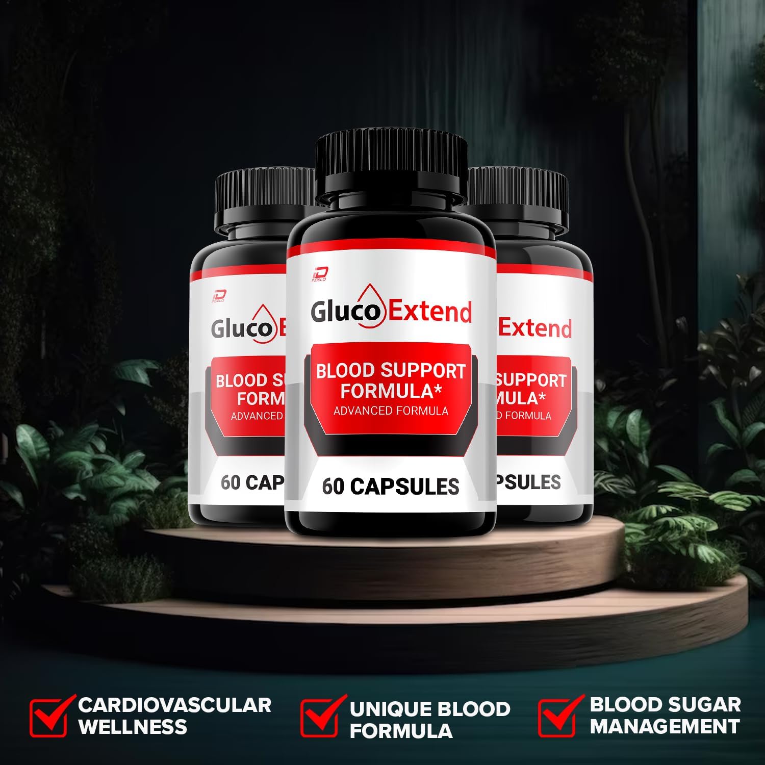 Gluco Extend Capsules - GlucoExtend Advanced Supplement, All Natural Formula to Maintain Healthy Levels, Maximum Strength Formula, Gluco Extend Pills Reviews (1 Pack - 60 Capsules) - Image 4