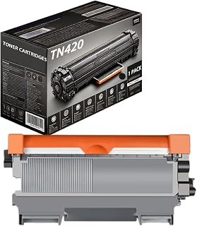High-Yield TN420 Toner Cartridges Compatible for Brother HL-2240 HL-2240D HL-2250DN HL-2270DW FAX-2990 FAX-2890 FAX-2840 Printers - 2600 Pages, Sharp Prints, Easy Install (Black)