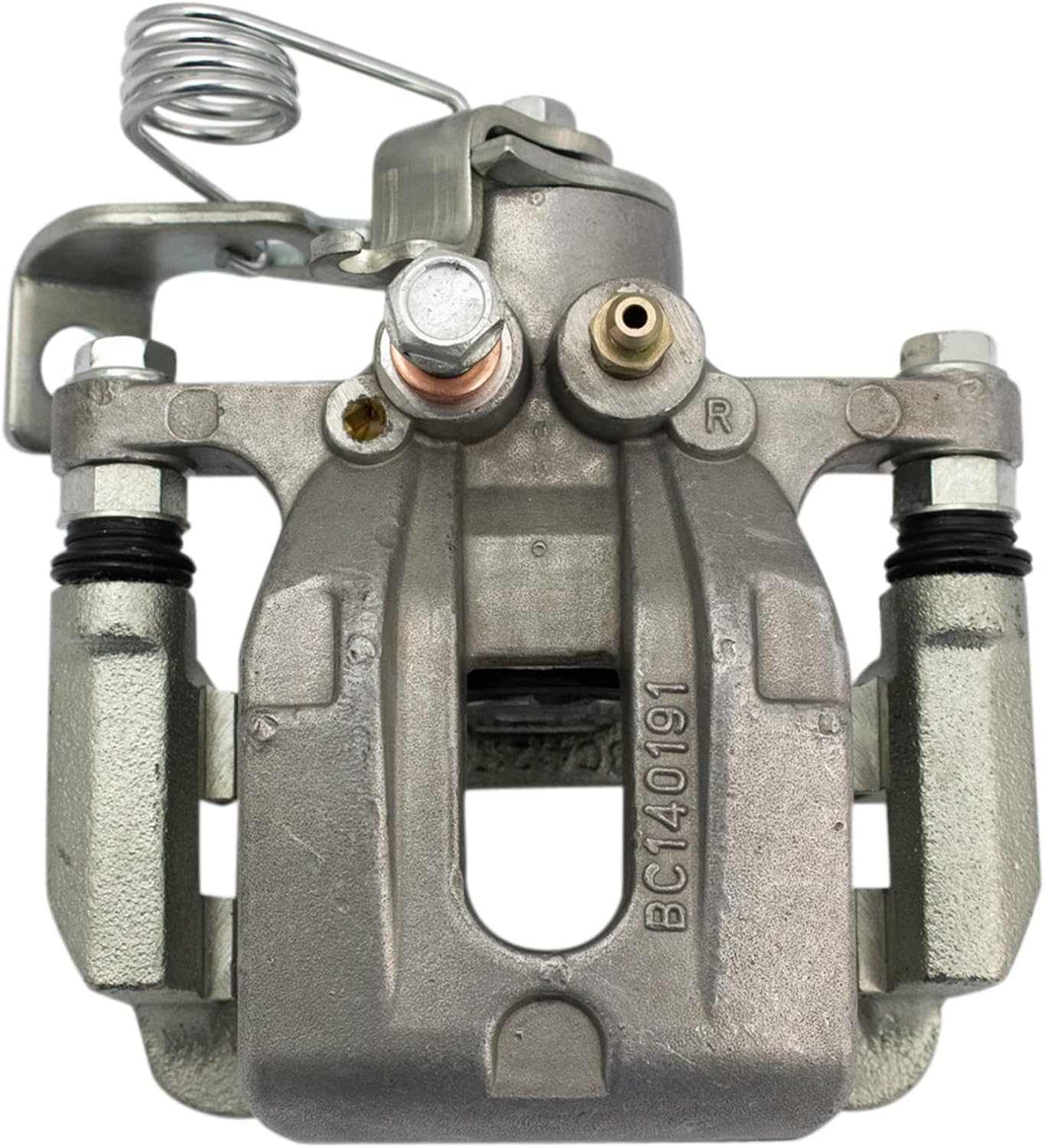 TRQ Rear Right Brake Caliper w/Bracket Passenger Side Compatible with 2011-2016 Hyundai Elantra 2013-2014 Elantra Coupe
